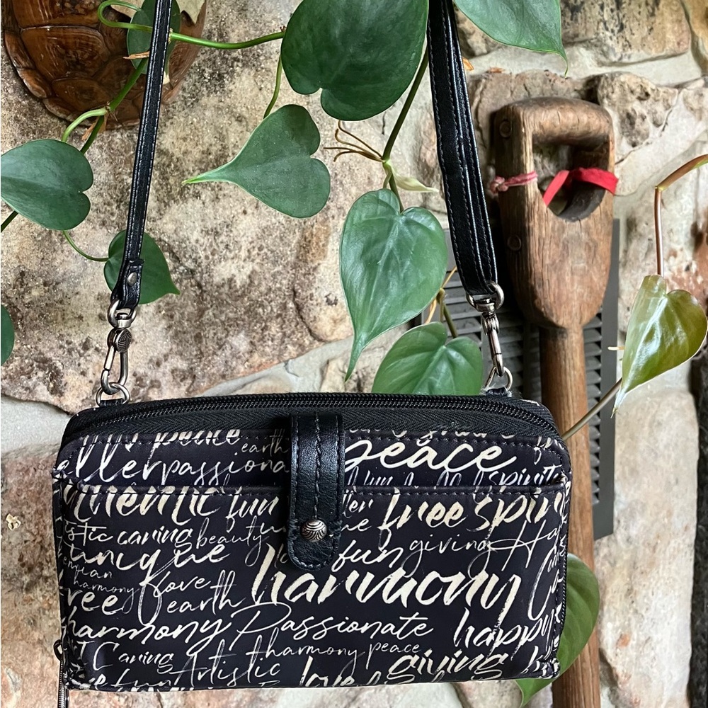 Sakroots Smartphone Crossbody in Eco Twill, Detachable Wristlet Strap